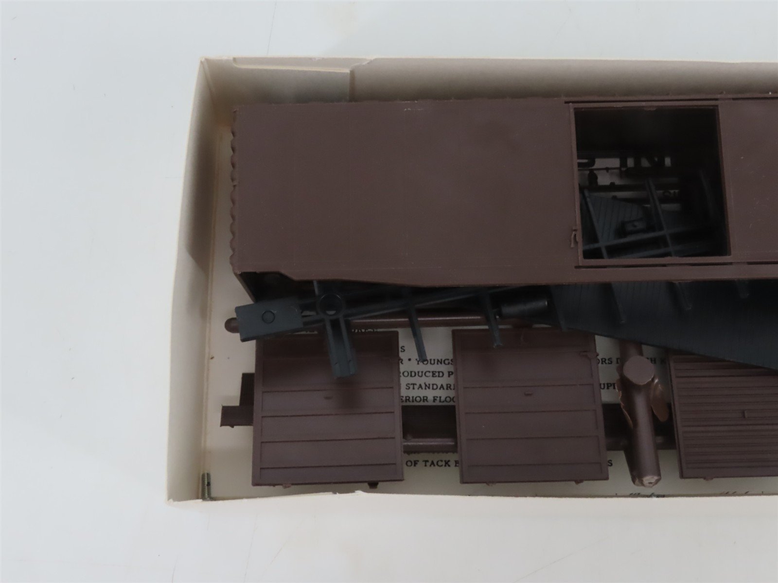 HO Scale Robin's Rails Kit 5300 Undecorated PS-1 50' Single Door Box Car