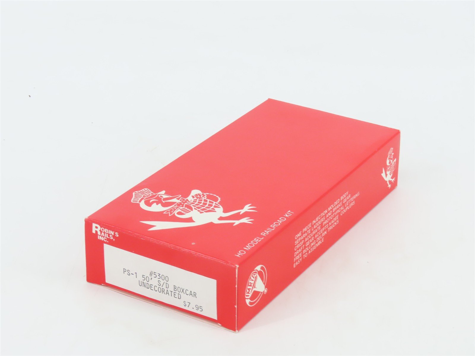 HO Scale Robin's Rails Kit 5300 Undecorated PS-1 50' Single Door Box Car