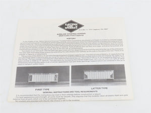 HO Scale Eastern Car Works Kit 2600 Undecorated Airslide Covered Hopper