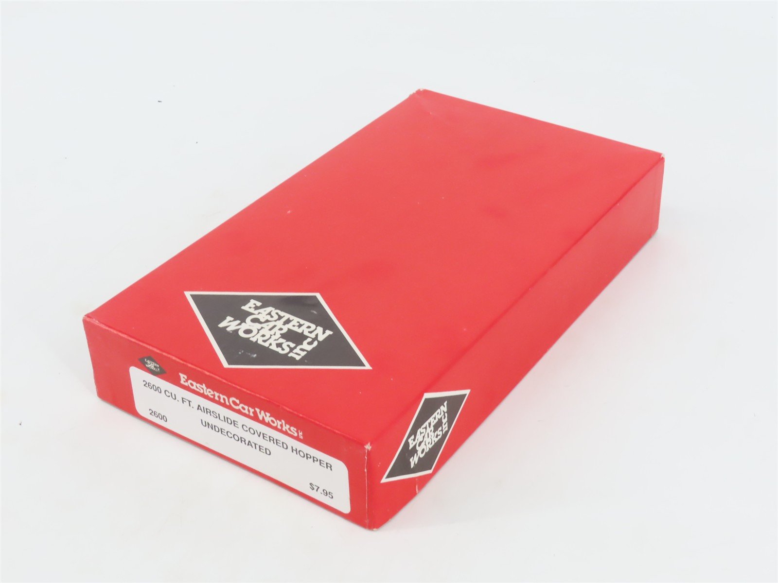 HO Scale Eastern Car Works Kit 2600 Undecorated Airslide Covered Hopper