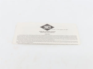 HO Scale Eastern Car Works Kit 2600 Undecorated Airslide Covered Hopper