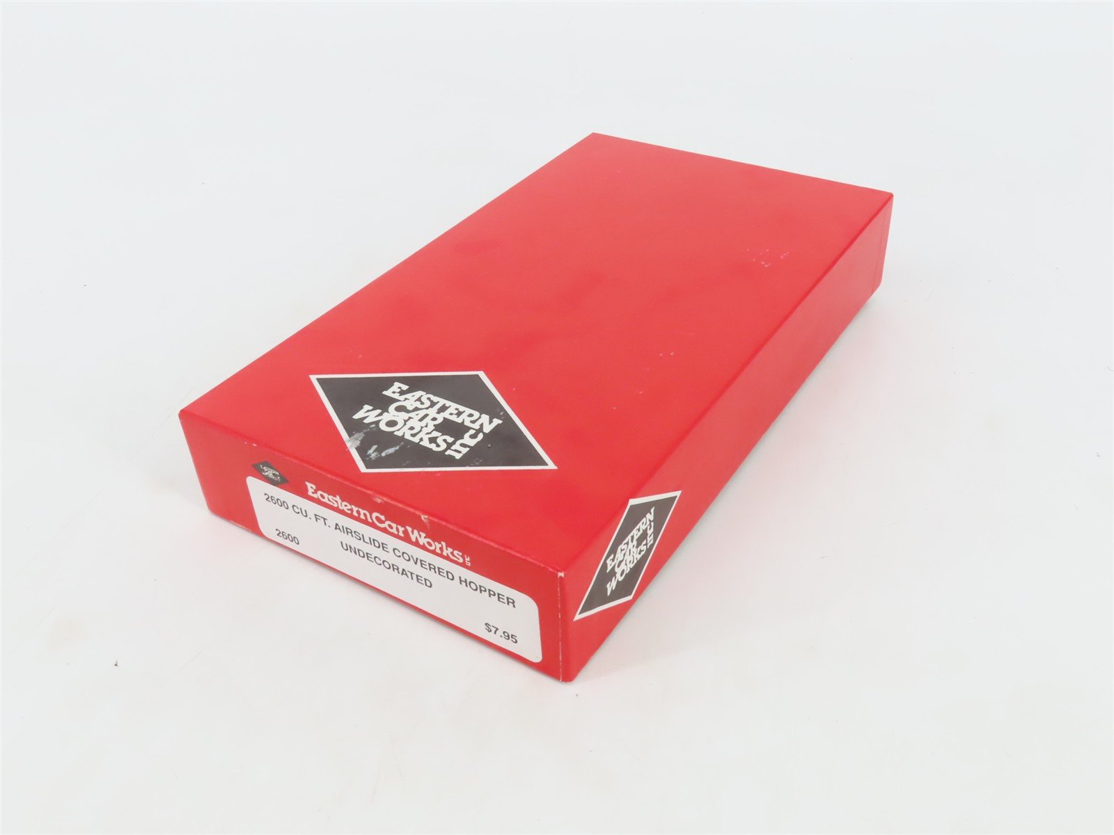 HO Scale Eastern Car Works Kit 2600 Undecorated Airslide Covered Hopper