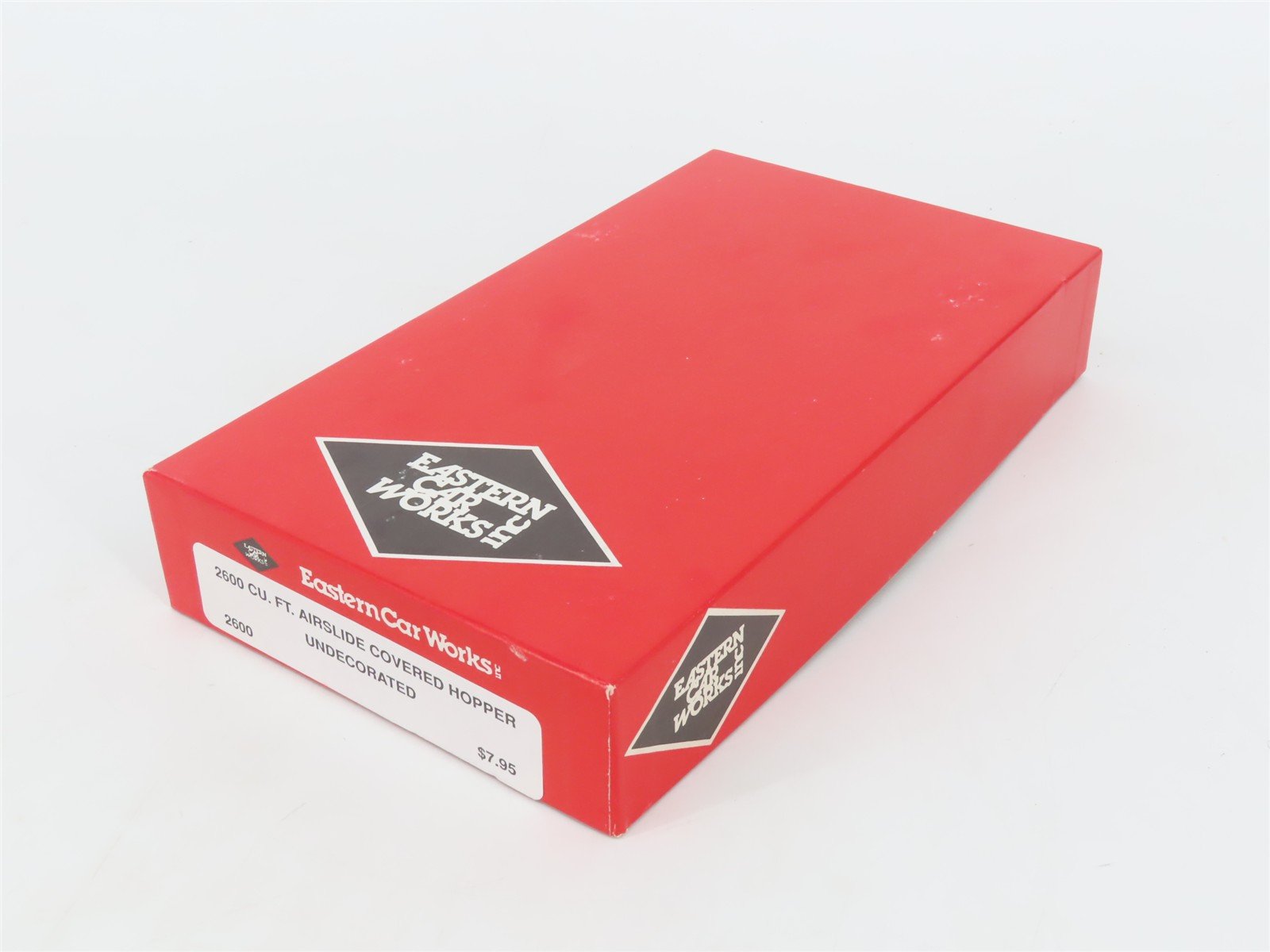 HO Scale Eastern Car Works Kit 2600 Undecorated Airslide Covered Hopper