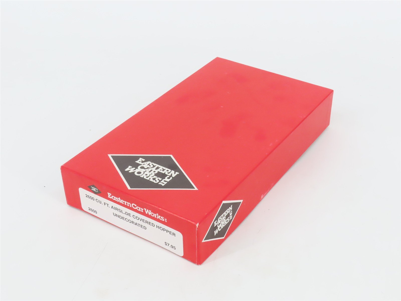 HO Scale Eastern Car Works Kit 2600 Undecorated Airslide Covered Hopper
