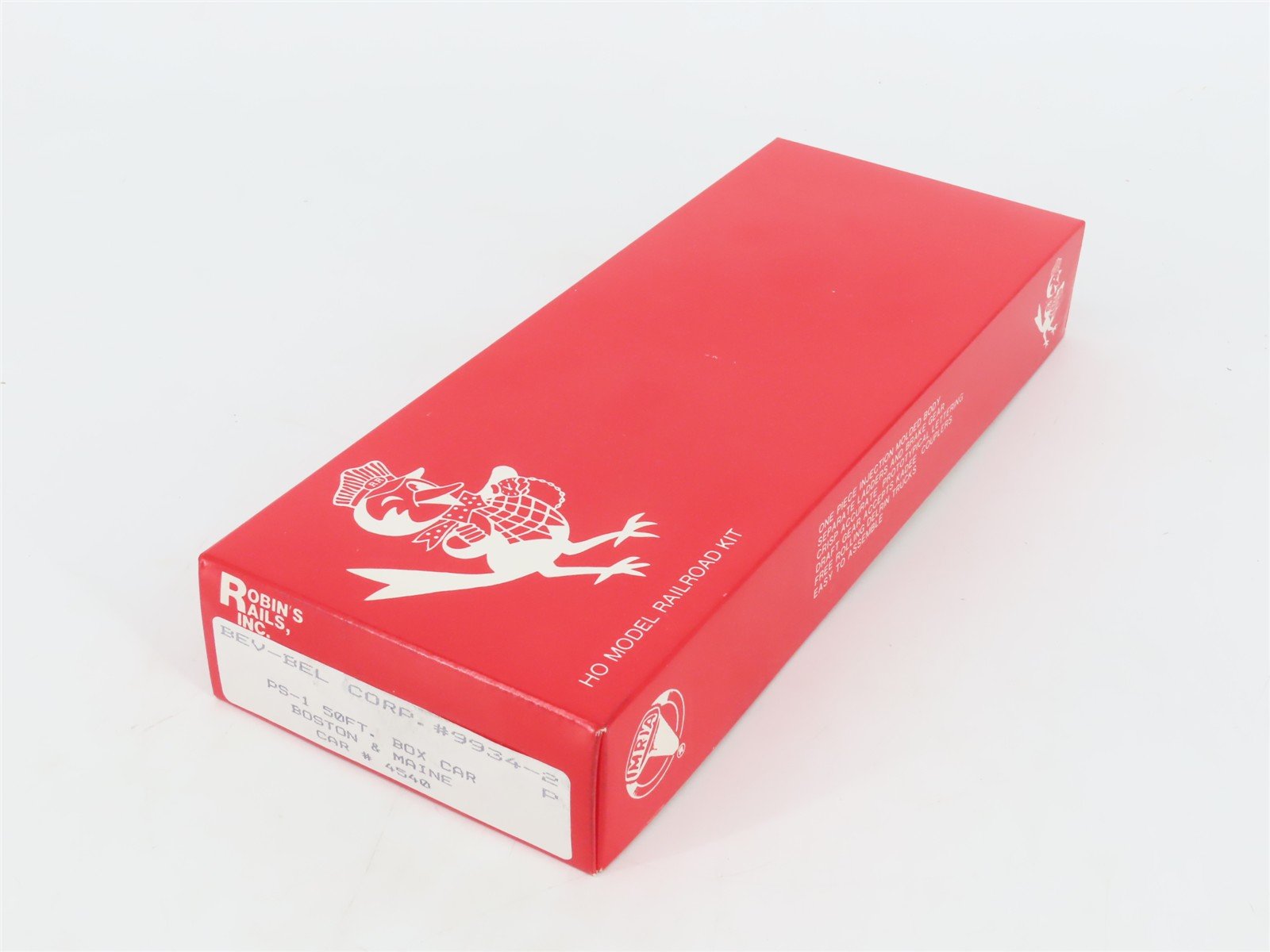 HO Scale Robin's Rails/Bev-Bel Kit 9934-2 BM Boston & Maine 50' Box Car #4540