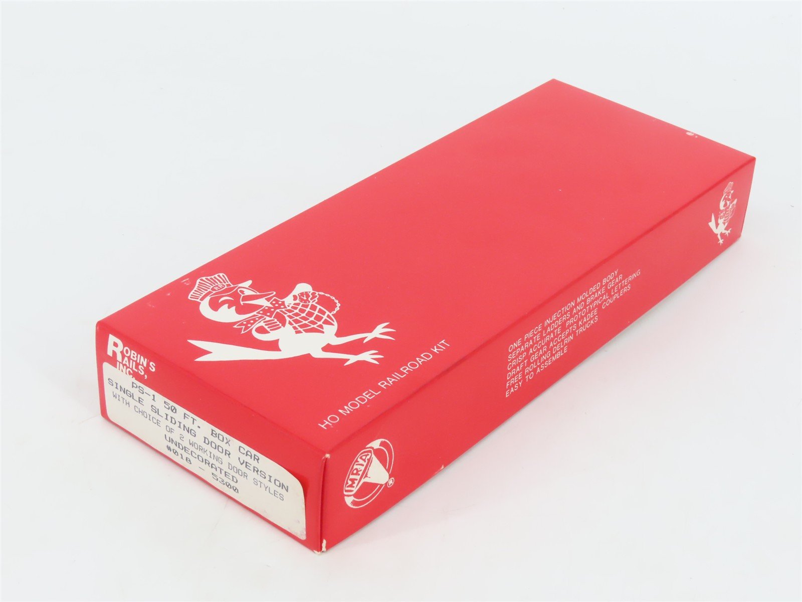 HO Scale Robin's Rails Kit 018-5300 Undecorated PS-1 50' Single Door Box Car