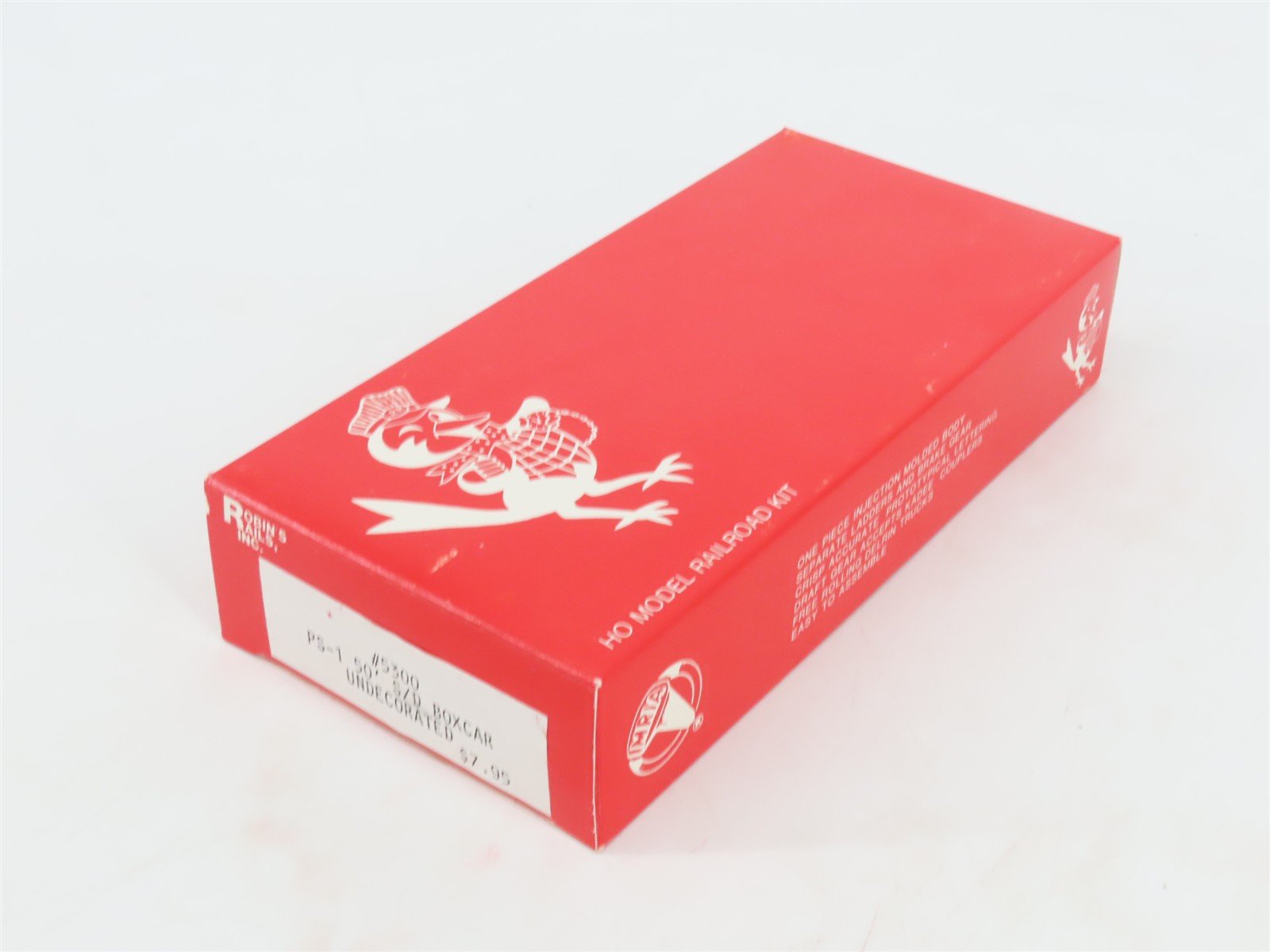HO Scale Robin's Rails Kit 5300 Undecorated Brown PS-1 50' Single Door Box Car