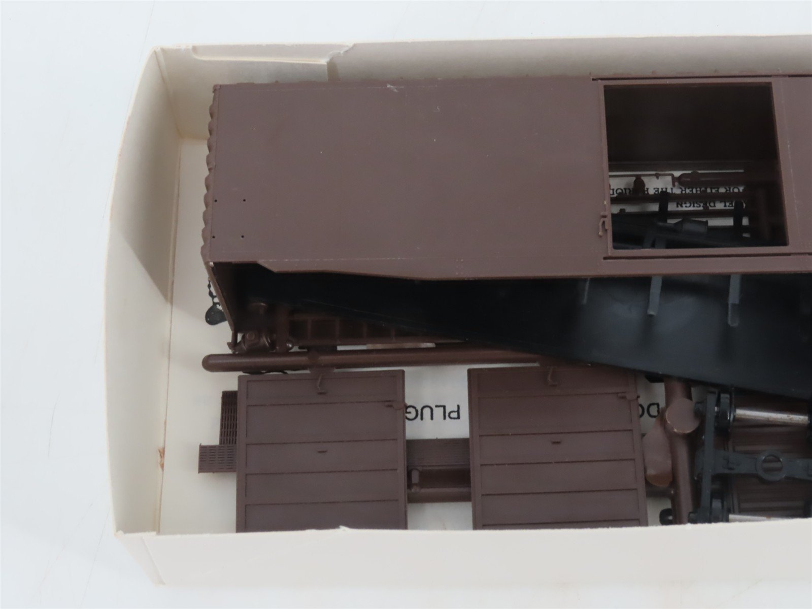 HO Scale Robin's Rails Kit 5300 Undecorated Brown PS-1 50' Single Door Box Car