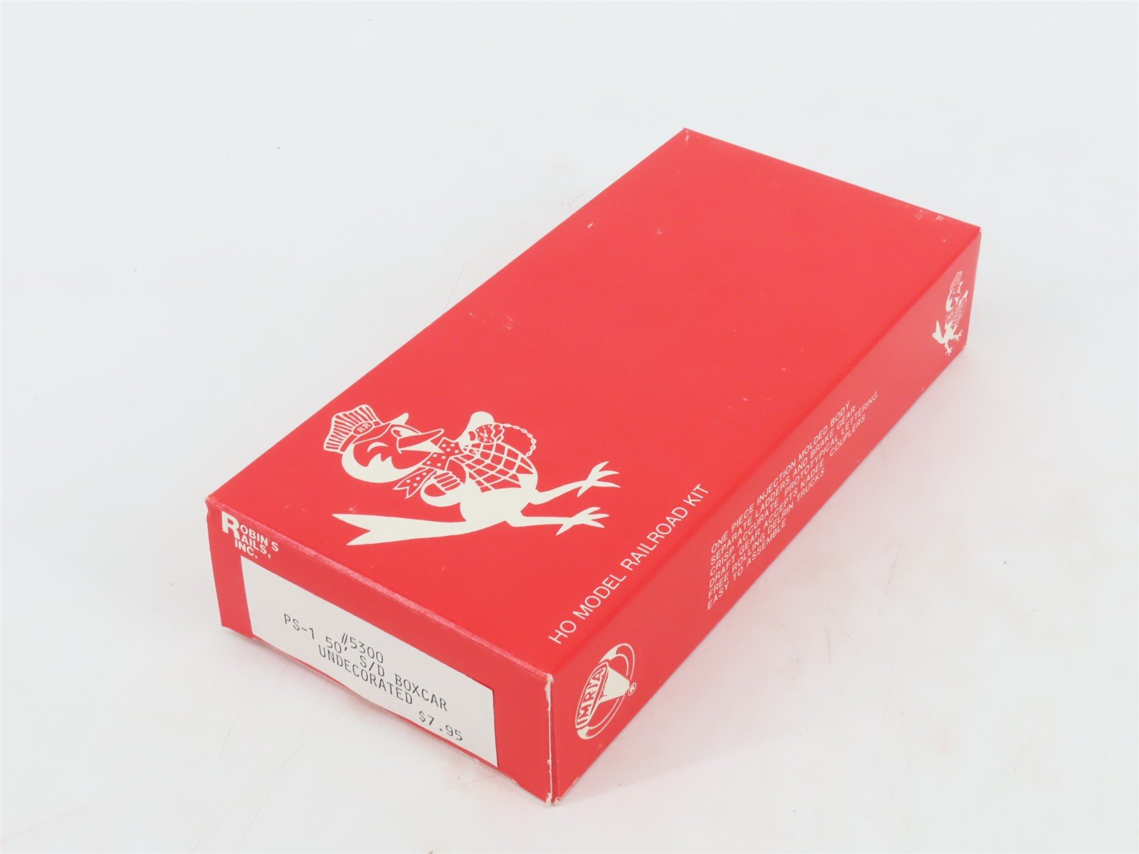 HO Scale Robin's Rails Kit 5300 Undecorated Brown PS-1 50' Single Door Box Car