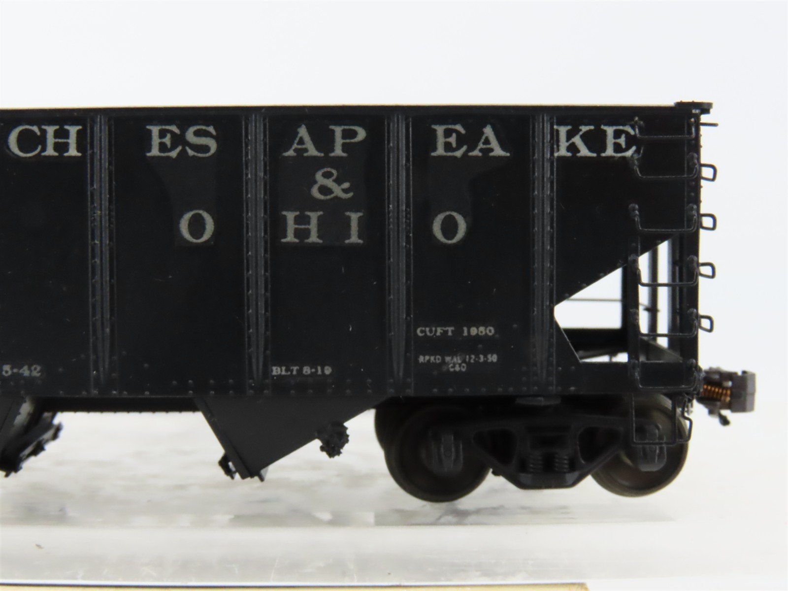 HO Scale Tichy 4027 C&O Chesapeake & Ohio 2-Bay Open Hopper #62013 CUSTOM