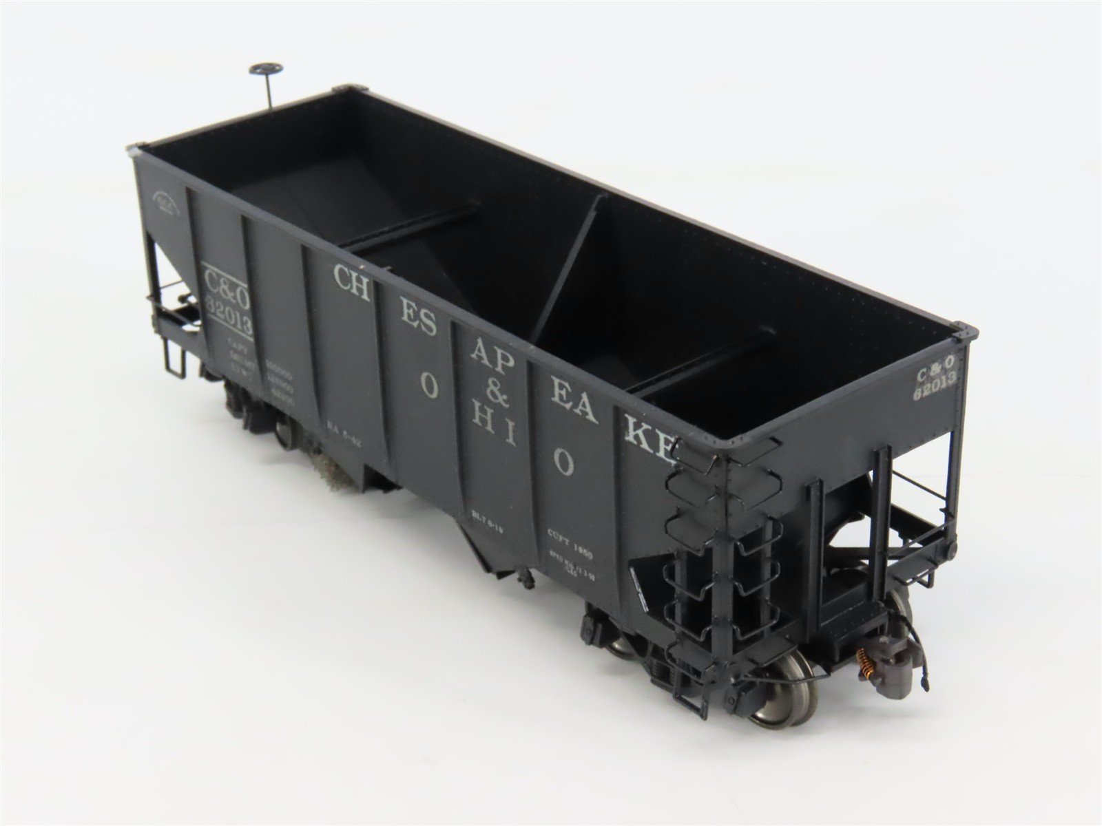 HO Scale Tichy 4027 C&O Chesapeake & Ohio 2-Bay Open Hopper #62013 CUSTOM