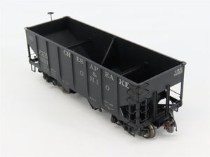 HO Scale Tichy 4027 C&O Chesapeake & Ohio 2-Bay Open Hopper #62013 CUSTOM