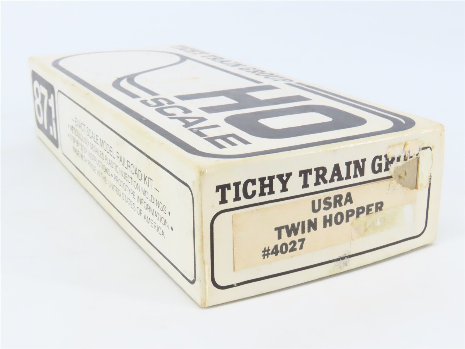 HO Scale Tichy 4027 C&O Chesapeake & Ohio 2-Bay Open Hopper #62013 CUSTOM