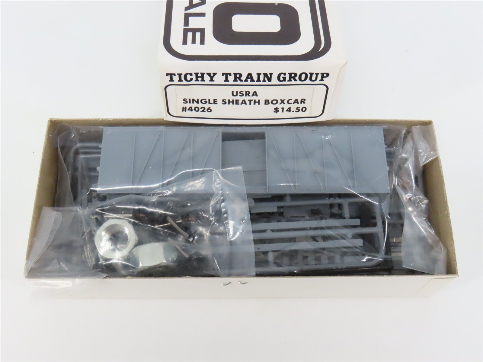 HO Scale Tichy 4026 Undecorated USRA Single Sheath Boxcar Kit