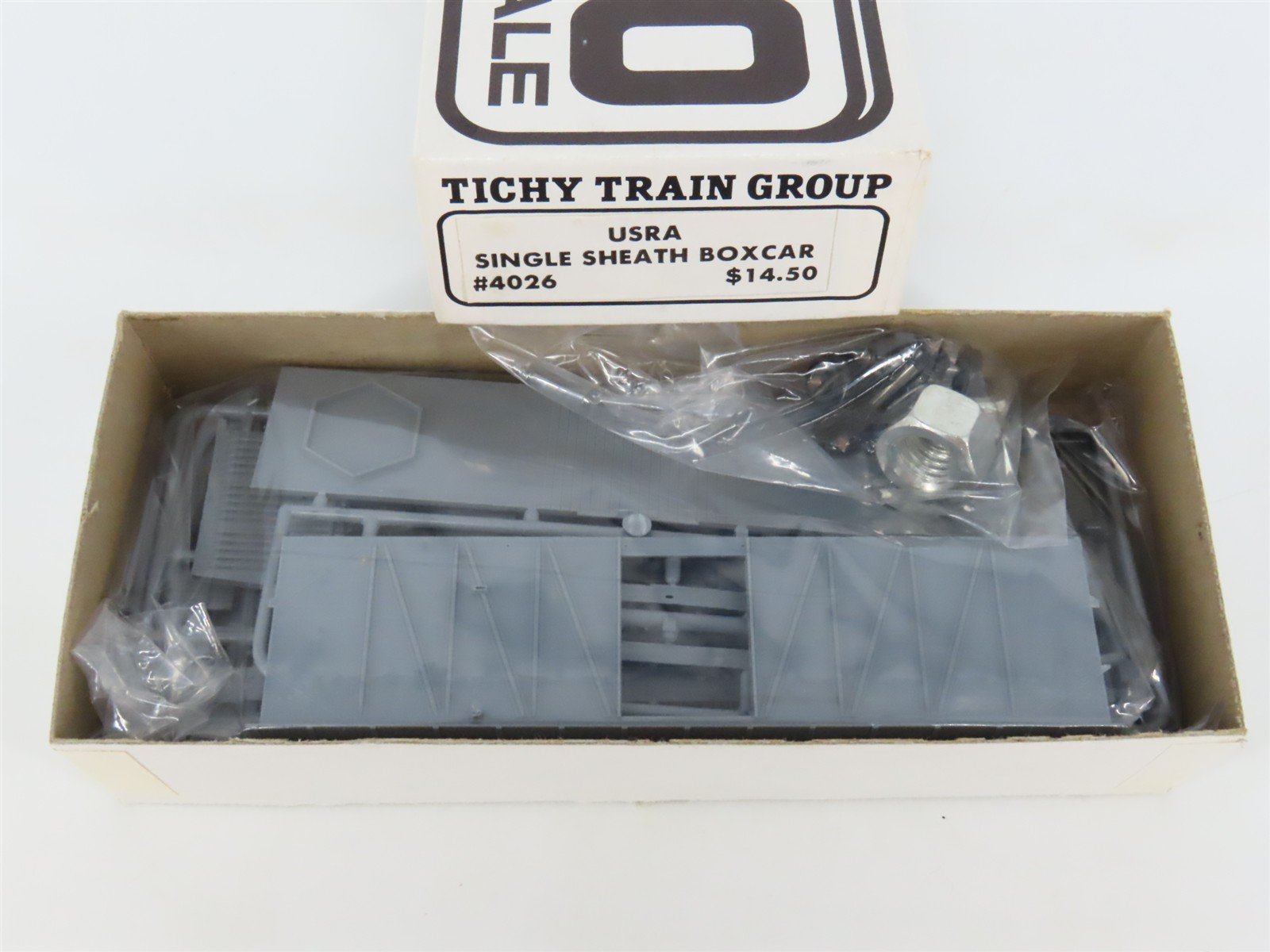 HO Scale Tichy 4026 Undecorated USRA Single Sheath Boxcar Kit