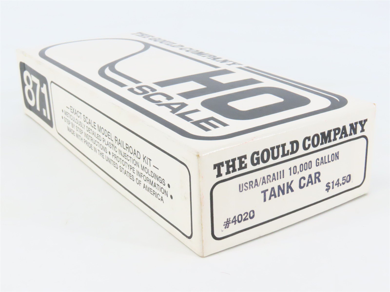 HO Scale Gould Company 4020 USRA/ARAIII 10k Gallon Tank Car Kit