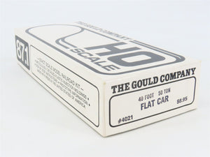 HO Scale Gould Company 4021 Undecorated 40' 50-Ton Flatcar Kit