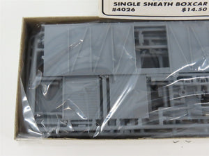 HO Scale Tichy 4026 Undecorated USRA Single Sheath Boxcar Kit