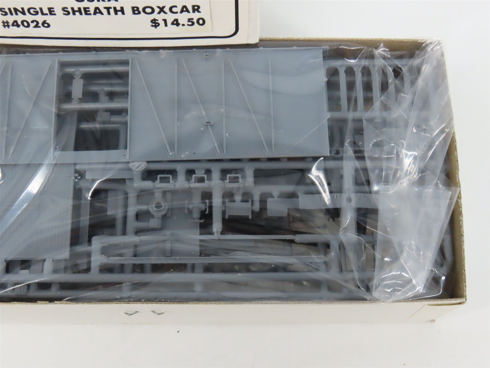 HO Scale Tichy 4026 Undecorated USRA Single Sheath Boxcar Kit