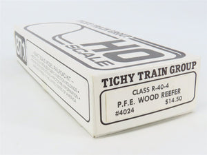 HO Scale Tichy 4024 Undecorated Class R-40-4 PFE Wood Reefer Car Kit