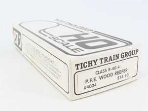 HO Scale Tichy 4024 Undecorated Class R-40-4 PFE Wood Reefer Car Kit