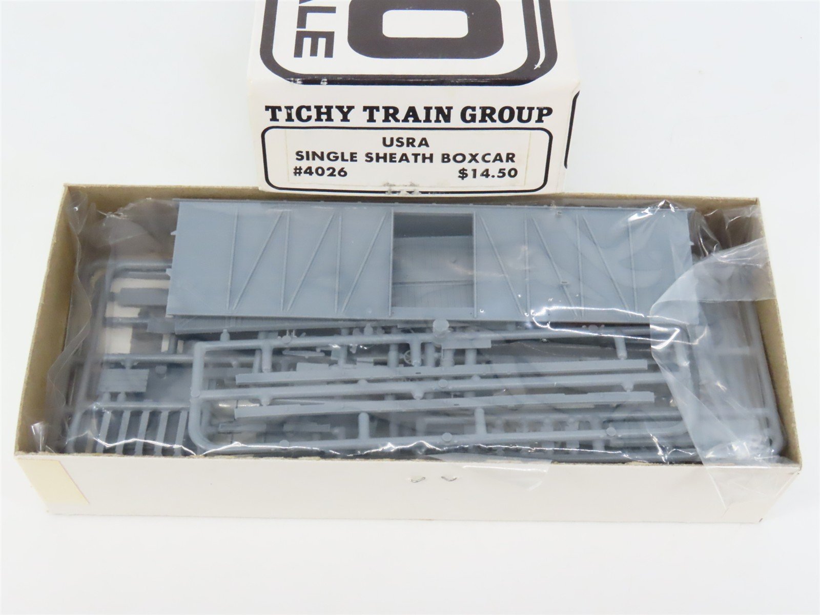 HO Scale Tichy 4026 Undecorated USRA Single Sheath Boxcar Kit