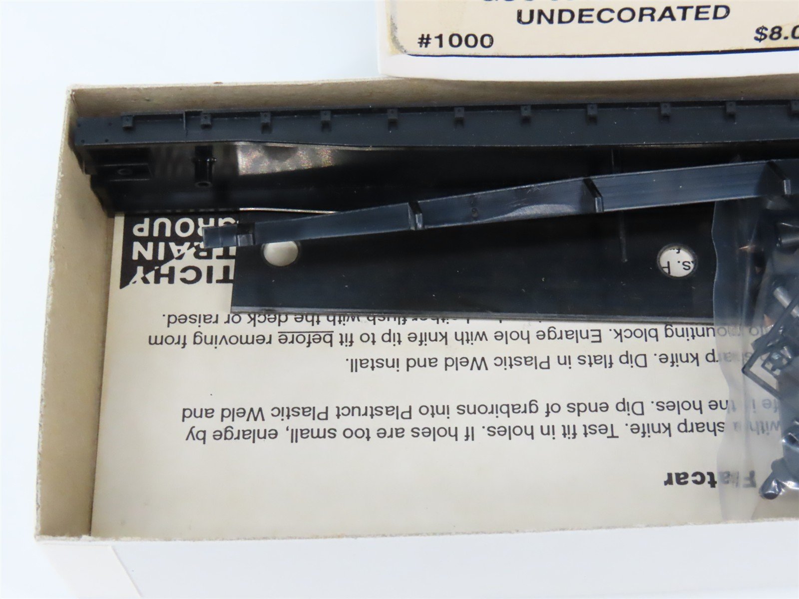 HO Scale Tichy 1000 Undecorated GSC 53' 6