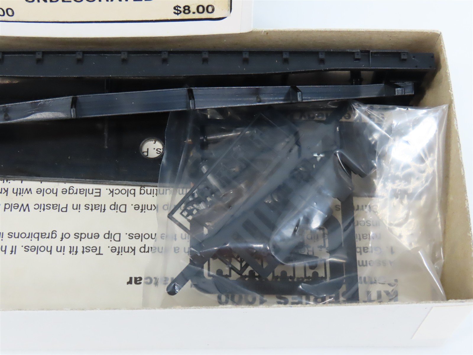 HO Scale Tichy 1000 Undecorated GSC 53' 6