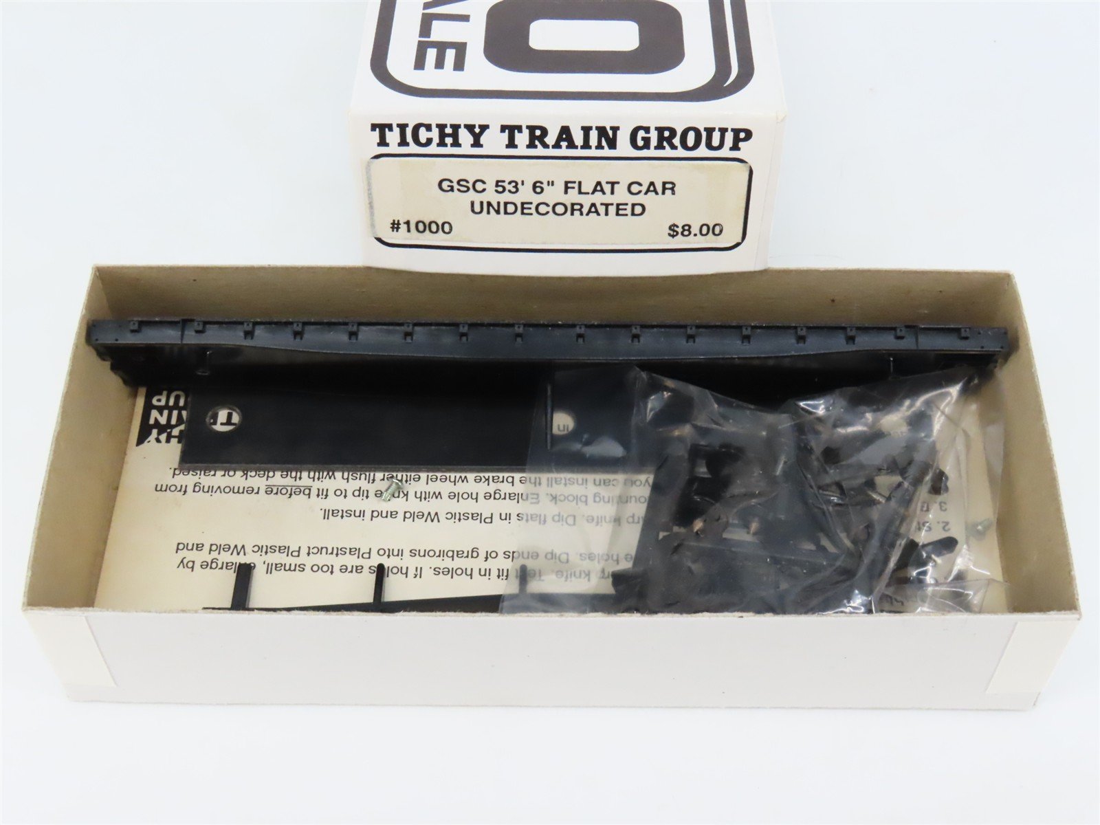 HO Scale Tichy 1000 Undecorated GSC 53' 6