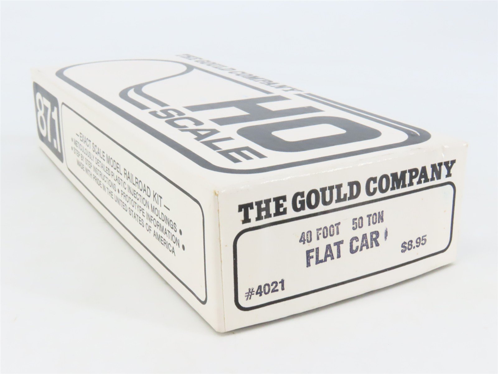 HO Scale Gould Company 4021 Undecorated 40' 50-Ton Flatcar Kit