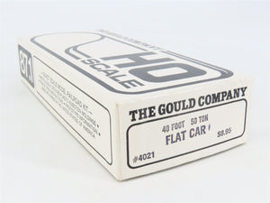HO Scale Gould Company 4021 Undecorated 40' 50-Ton Flatcar Kit