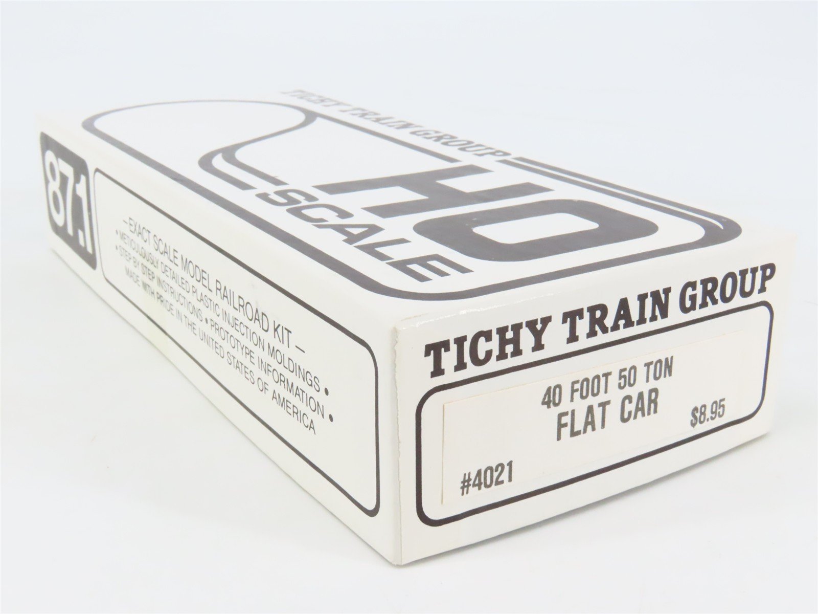HO Scale Gould Company 4021 Undecorated 40' 50-Ton Flatcar Kit