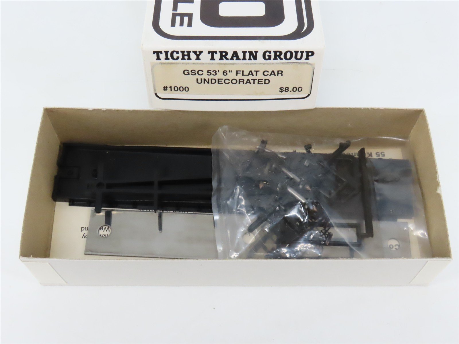 HO Scale Tichy 1000 Undecorated GSC 53' 6