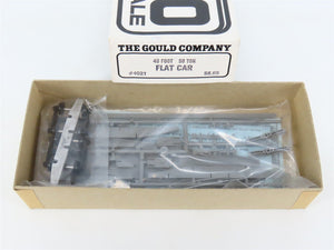HO Scale Gould Company 4021 Undecorated 40' 50-Ton Flatcar Kit