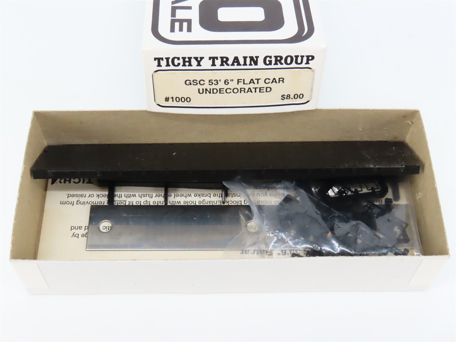 HO Scale Tichy 1000 Undecorated GSC 53' 6