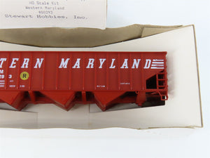 HO Scale Stewart 10003 WM Western Maryland 70-Ton 3-Bay Hopper Car #80293 Kit