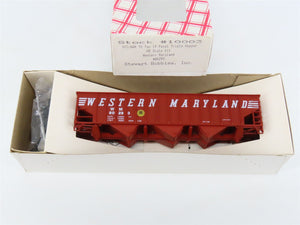 HO Scale Stewart 10003 WM Western Maryland 70-Ton 3-Bay Hopper Car #80293 Kit