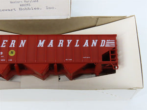 HO Scale Stewart 10003 WM Western Maryland 70-Ton 3-Bay Hopper Car #80293 Kit