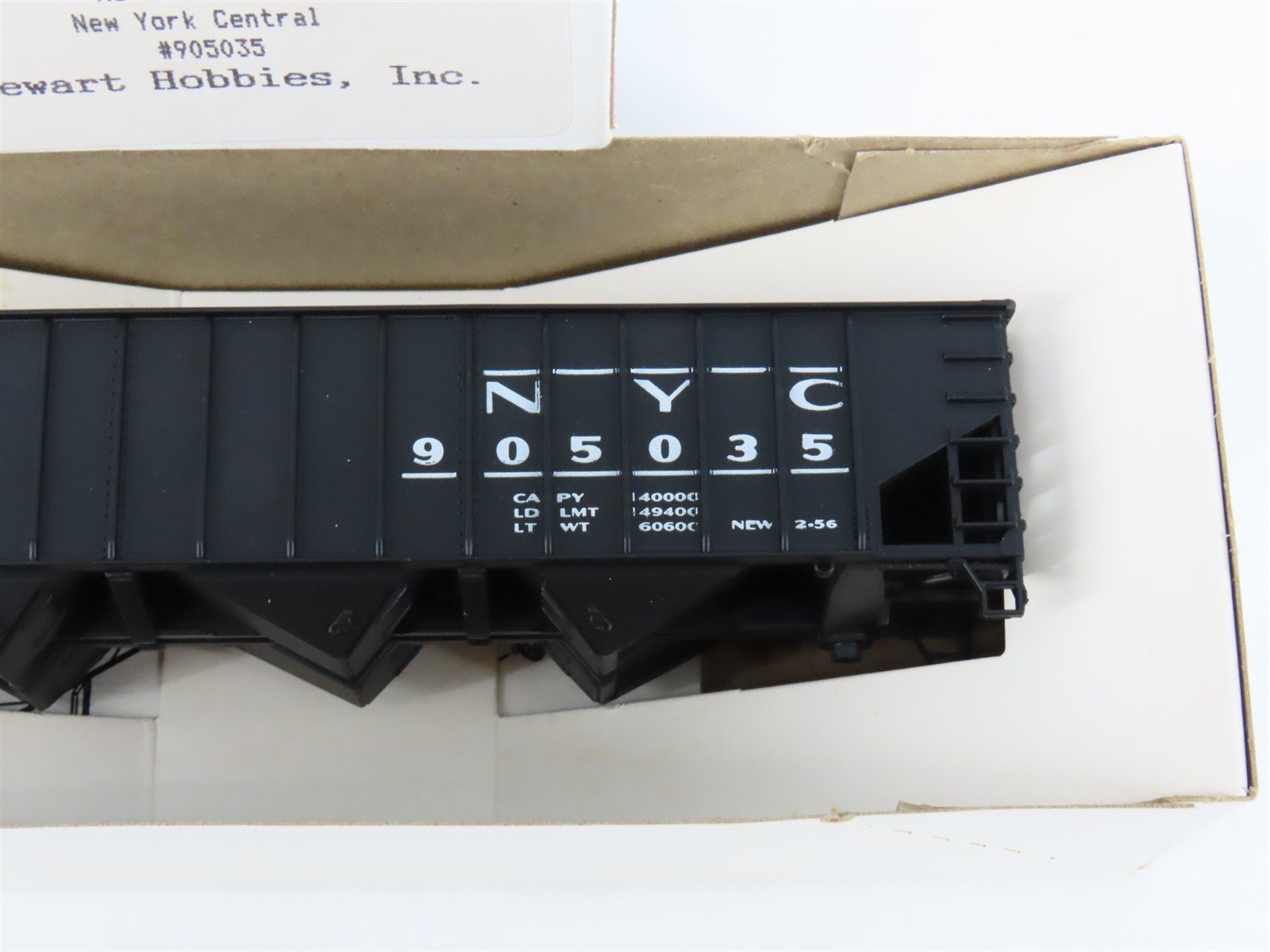 HO Scale Stewart 10001 NYC New York Central 70-Ton 3-Bay Hopper #905035 Kit