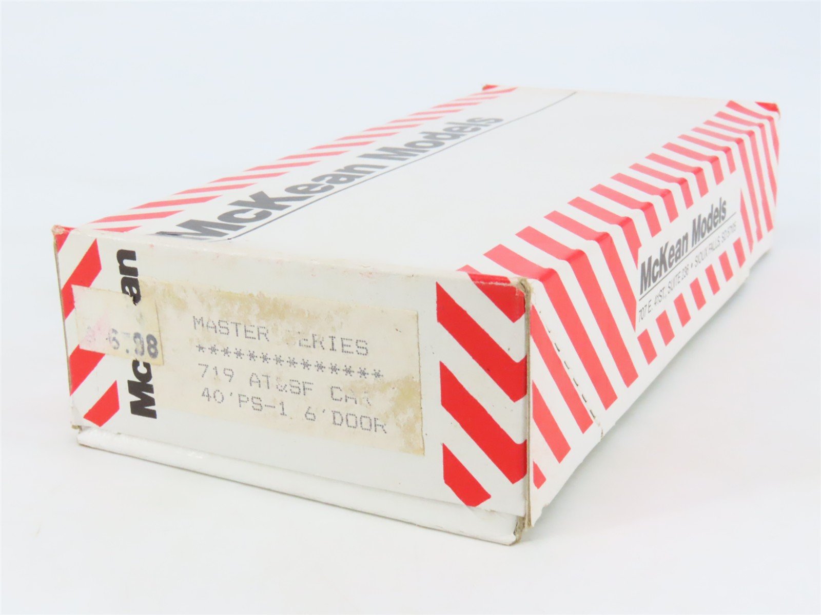 HO Scale McKean Models 719 ATSF Santa Fe 40' PS-1 Boxcar #146275 Kit