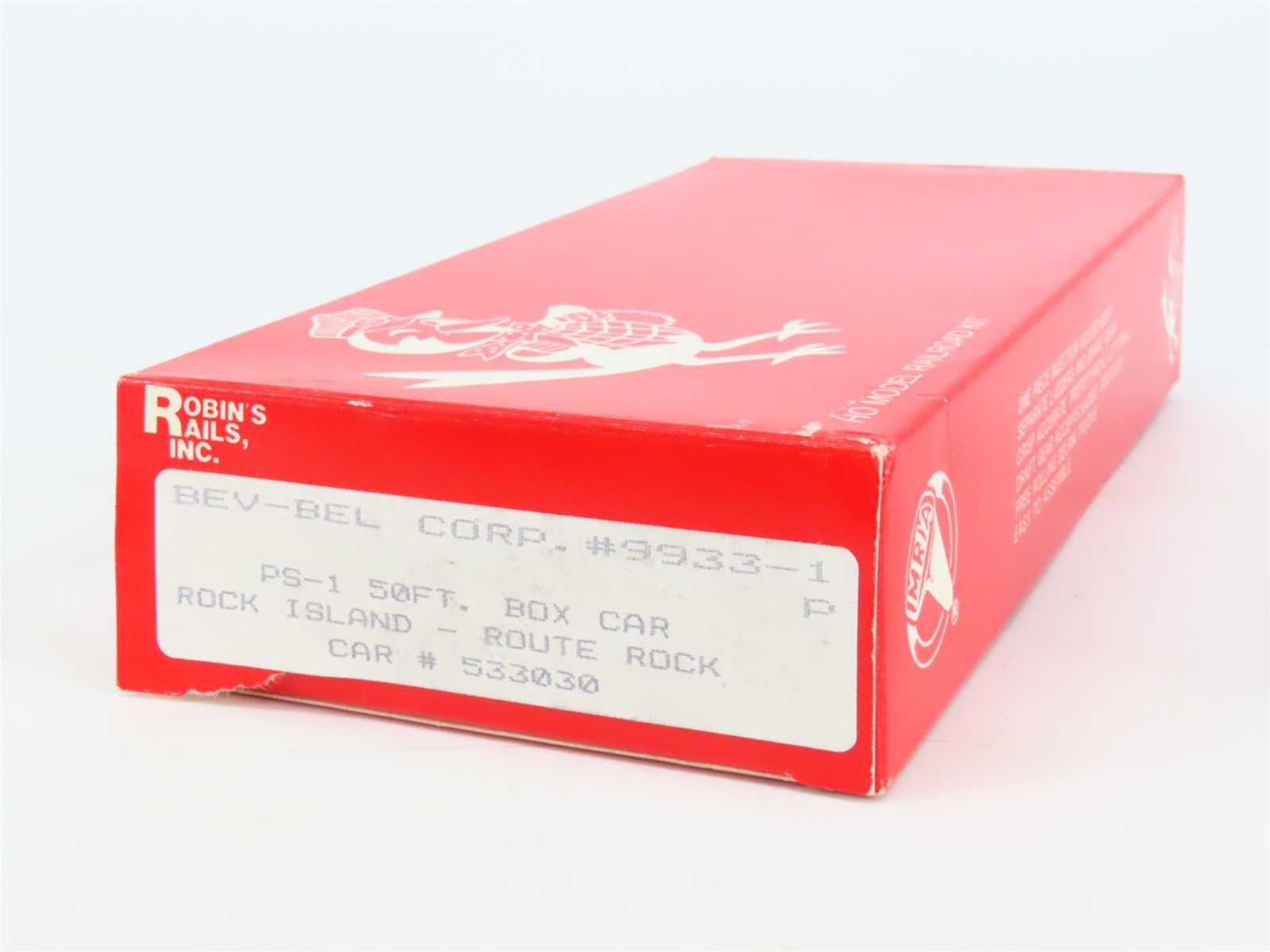 HO Scale Bev-Bel/Robins 9933-1 RI Rock Island 50' PS-1 Boxcar #533030 Kit