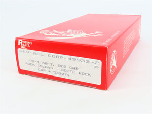 HO Scale Bev-Bel/Robins 9933-2 RI Rock Island 50' PS-1 Boxcar #533074 Kit