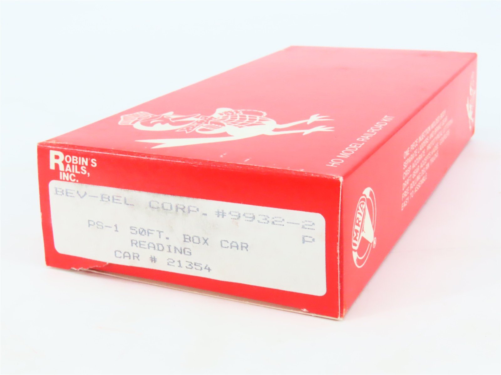 HO Scale Bev-Bel/Robins 9332-2 RDG Reading 50' PS-1 Boxcar #21354 Kit