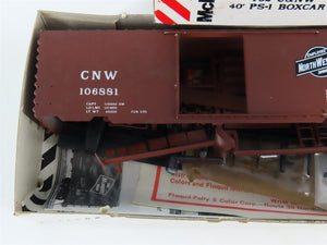 HO McKean Master Series 702 CNW Chicago Northwestern 40' PS-1 Boxcar #106881 Kit