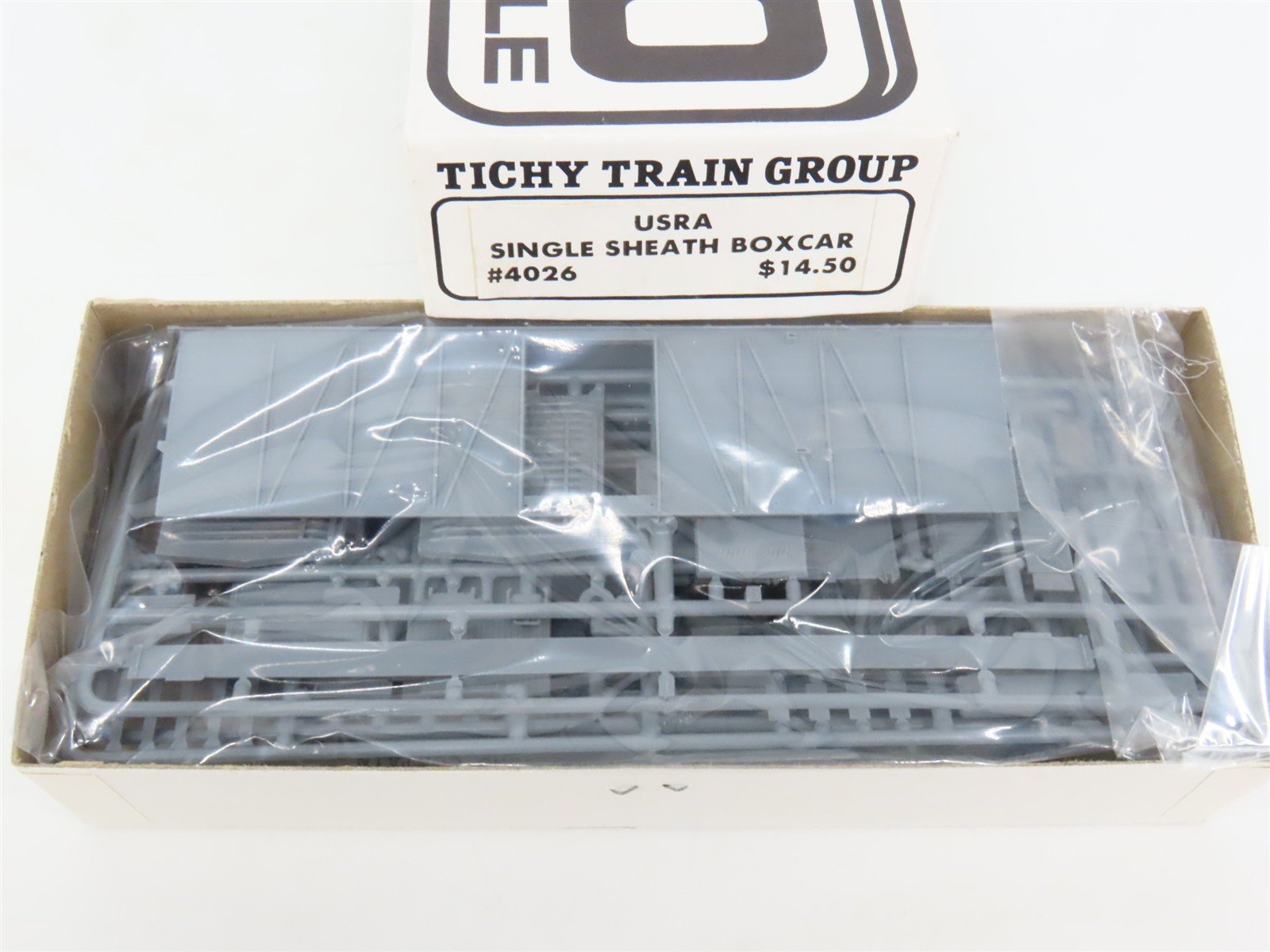 HO Scale Tichy 4026 Undecorated USRA Single Sheath Boxcar Kit