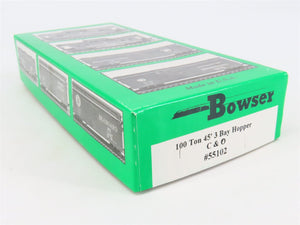 HO Scale Bowser 55102 C&O Chesapeake & Ohio 45' 3-Bay Hopper Car #77786 Kit