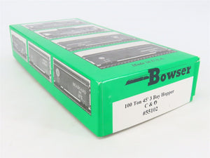 HO Scale Bowser 55102 C&O Chesapeake & Ohio 45' 3-Bay Hopper Car #78545 Kit