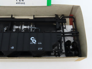 HO Scale Bowser 55102 C&O Chesapeake & Ohio 45' 3-Bay Hopper Car #78545 Kit