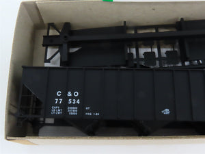 HO Scale Bowser 55102 C&O Chesapeake & Ohio 45' 3-Bay Hopper Car #77534 Kit