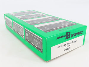 HO Scale Bowser 55102 C&O Chesapeake & Ohio 45' 3-Bay Hopper Car #77001 Kit